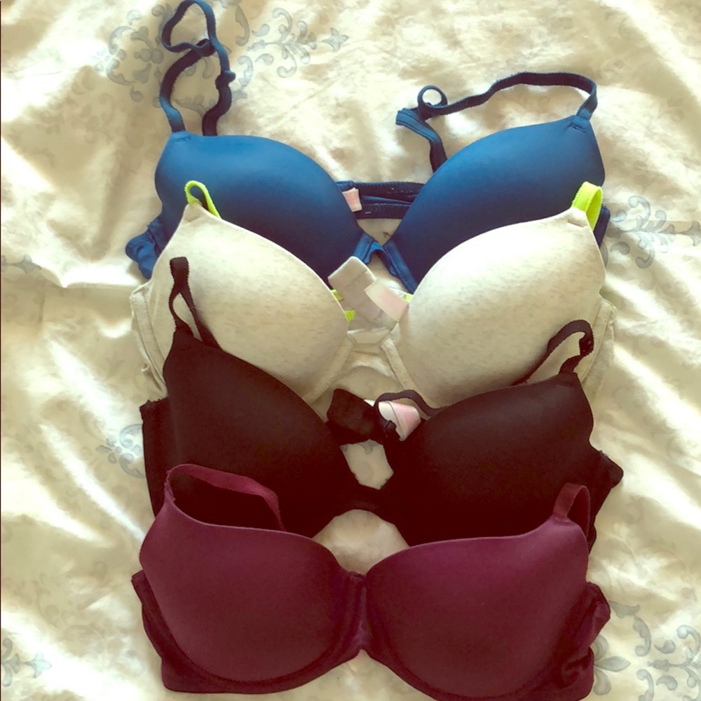 Pink Victoria secret bras